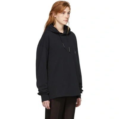 Shop A-cold-wall* Black Basic Bracket Hoodie In Sc1 1 Black