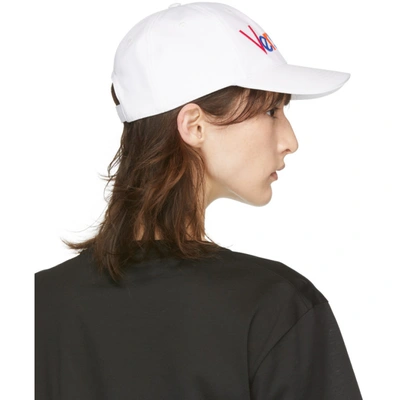 Shop Versace White Vintage Logo Cap In I001 White