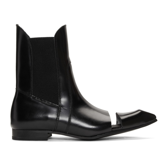 fluevog black boots