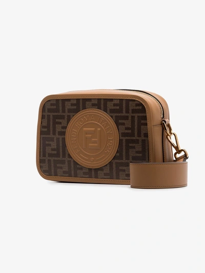 Shop Fendi 'camera Case' Schultertasche In Brown