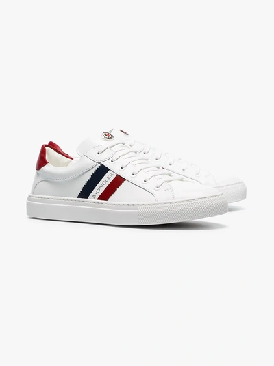 Shop Moncler 'leni' Sneakers In Weiss
