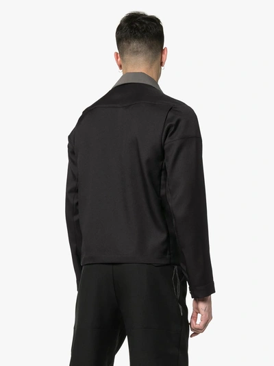 Kiko Kostadinov Kafka Envelope Pocket Shirt Jacket In Black | ModeSens