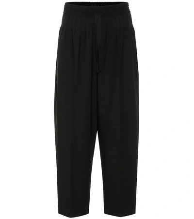 Shop Haider Ackermann Wool Wide-leg Pants In Black