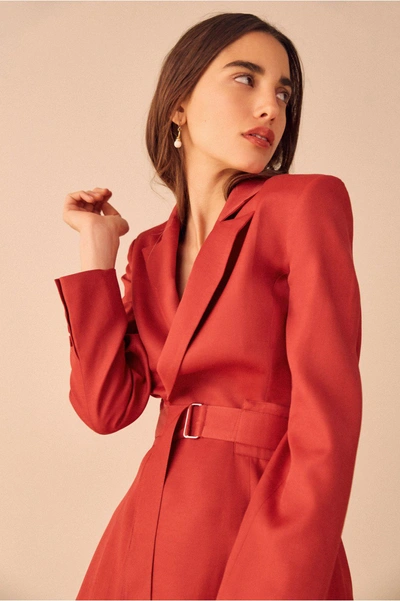 Shop C/meo Collective The Light Blazer In Red