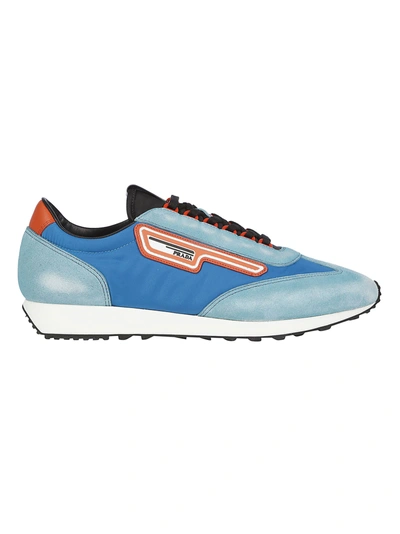 Shop Prada Mln 70 Sneakers In Avio