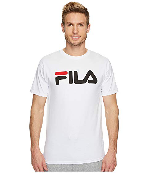 black and red fila shirt