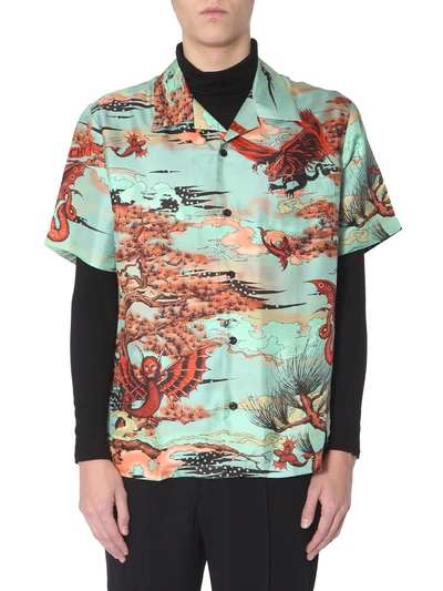 Shop Givenchy Silk Shirt In Multicolor