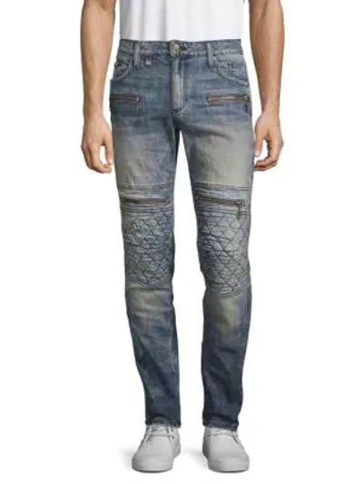 Shop Robin's Jean Skinny-fit Distressed Jeans In Thunder