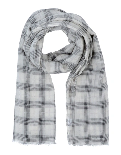 Shop Brunello Cucinelli Scarves In Grey