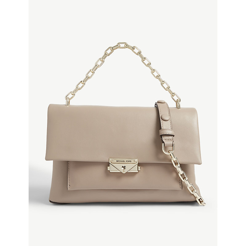 cece large leather shoulder bag