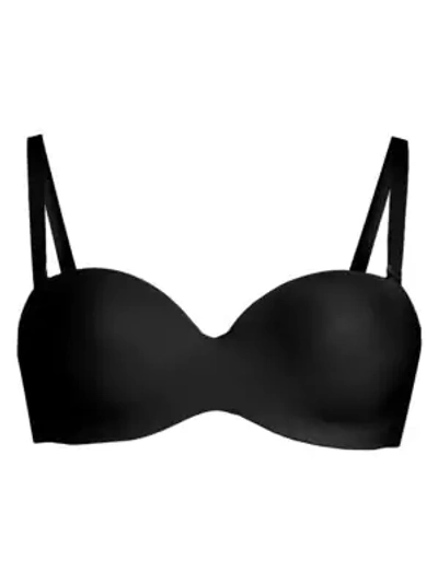Shop Chantelle Women's Absolute Invisible Smooth Push Up Bra In Black