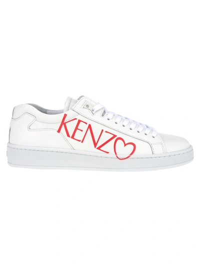 Shop Kenzo Capsule Sneakers In White