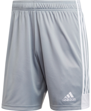 grey adidas soccer shorts