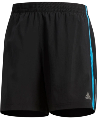 Shop Adidas Originals Adidas Men's Climacool Running Shorts In Blk/cyan