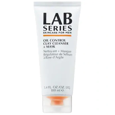 Shop Lab Series For Men Oil Control Clay Cleanser + Mask 3.4 oz/ 100 ml