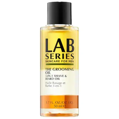 Shop Lab Series For Men The Grooming Oil 3-in-1 Shave & Beard Oil 1.7 oz/ 50 ml