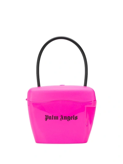 Shop Palm Angels Padlock Tote - Pink