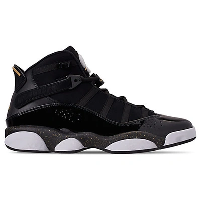 Shop Nike Men's Air Jordan 6 Rings Basketball Shoes In Black Size 13.0 Leather