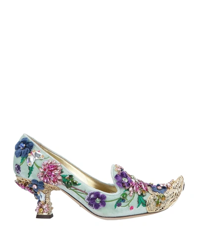 Shop Dolce & Gabbana Pump In Light Green