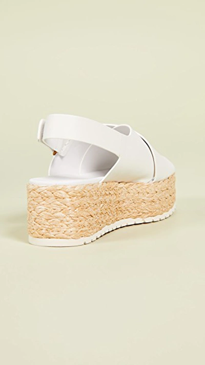 Shop Vince Jesson Platform Sandals In Off White