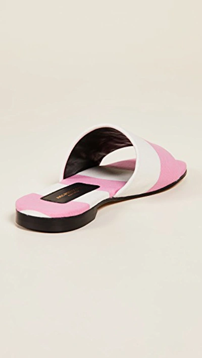 Shop Avec Modération Monaco Slide Sandals In Riviera Pink