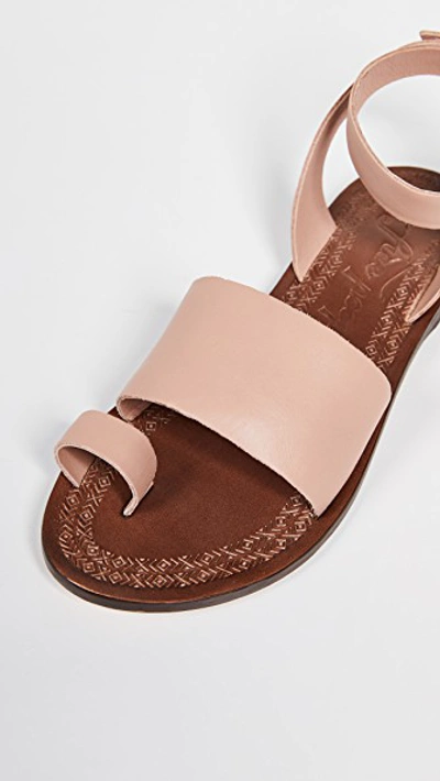 Shop Free People Torrence Flat Sandals In Blush