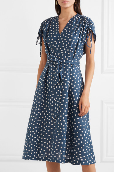 apc polka dot dress