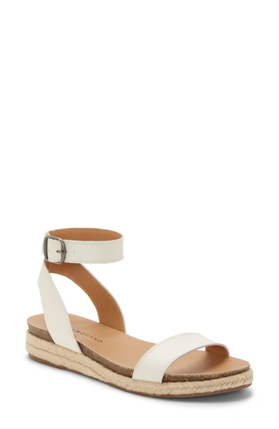 Shop Lucky Brand Garston Espadrille Sandal In Milk Leather