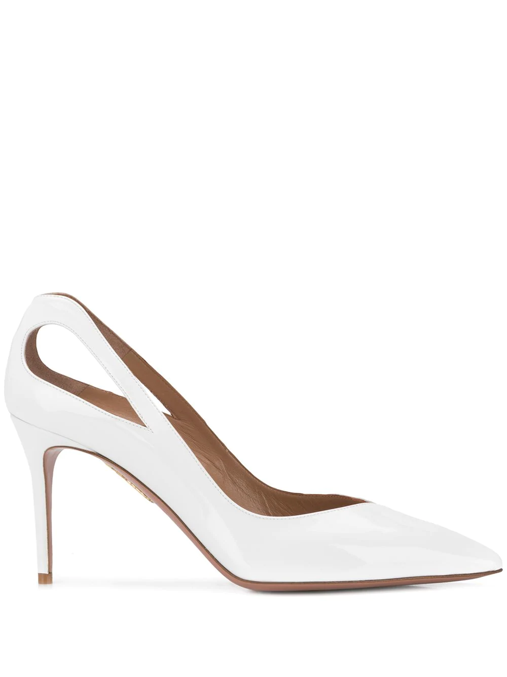 aquazzura white pumps
