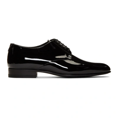 Shop Saint Laurent Black Montaigne Derbys In 1000 Black