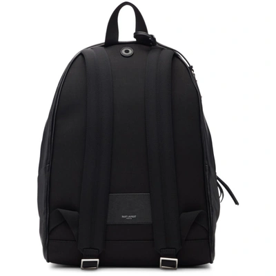Shop Saint Laurent Black Bandana Stud City Backpack In 1000 Black