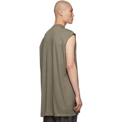 RICK OWENS 灰褐色 TARP T 恤