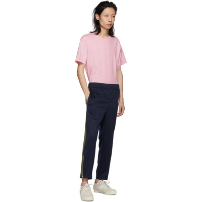 Shop Comme Des Garçons Shirt Comme Des Garcons Shirt Pink Logo T-shirt In 3 Pink