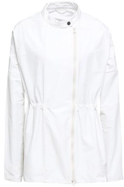 Shop Brunello Cucinelli Woman Woven Jacket Off-white