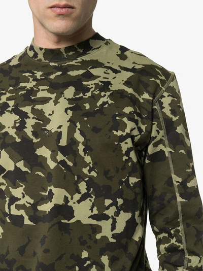 Shop Nike X Alyx Mmw Camouflage T-shirt In Green