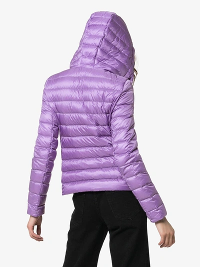 Shop Moncler Seoul Down Padded Jacket In 61b Purple