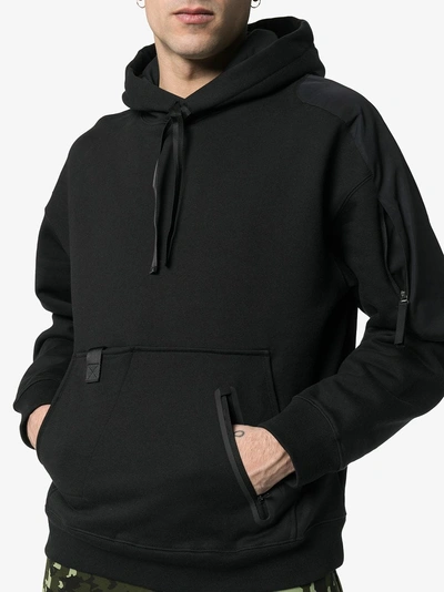Shop Nike X Mmw Pullover Hoodie In Black