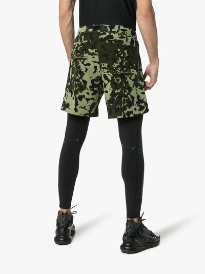 Shop Nike X Alyx Mmw Two-part Camouflage Shorts And Leggings In Green
