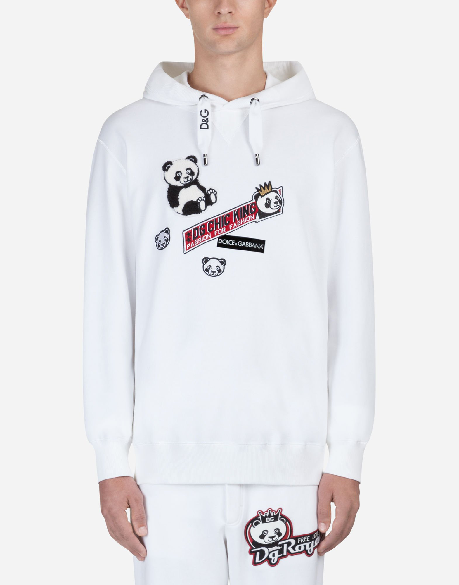 dolce and gabbana panda hoodie