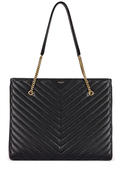 Shop Saint Laurent Jumbo Tribeca Bag In Black