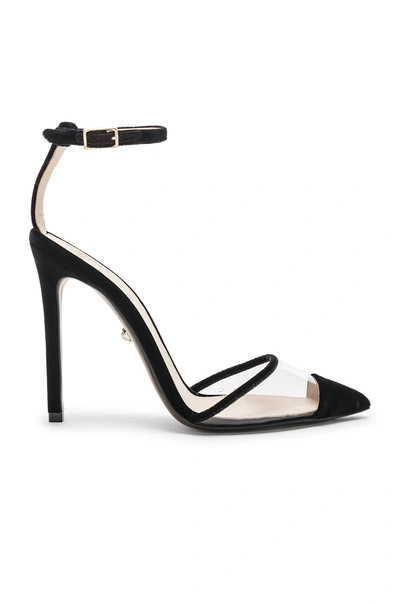 Shop Alevì Alevi Milano Alevi Bianca Heel In Velvet Black