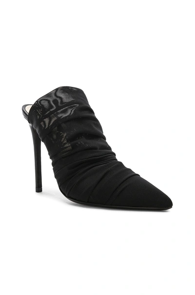 Shop Alevì Alevi Shanina Mule In Net Black