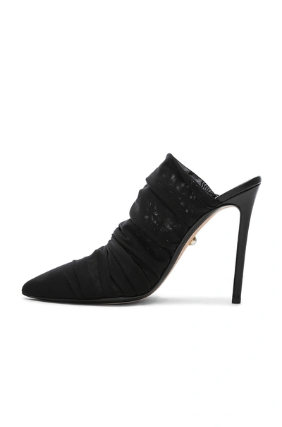 Shop Alevì Alevi Shanina Mule In Net Black