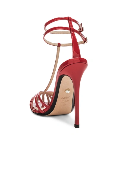 Shop Alevì Alevi Milano Alevi Stella Sandal In Red In Patent Red