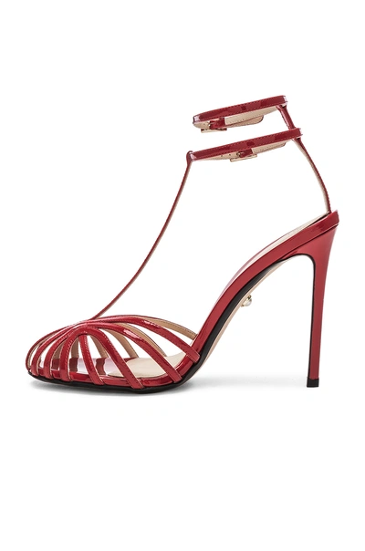 Shop Alevì Alevi Milano Alevi Stella Sandal In Red In Patent Red