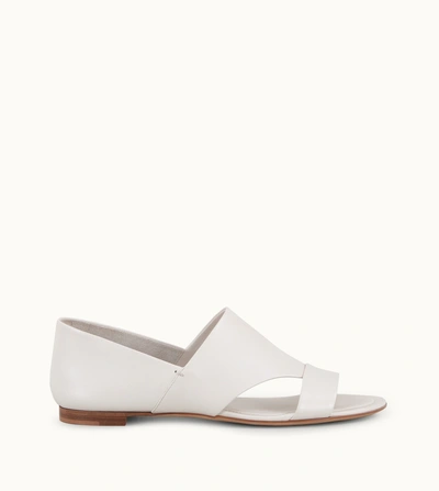 Shop Tod's Sandals In Leather In White