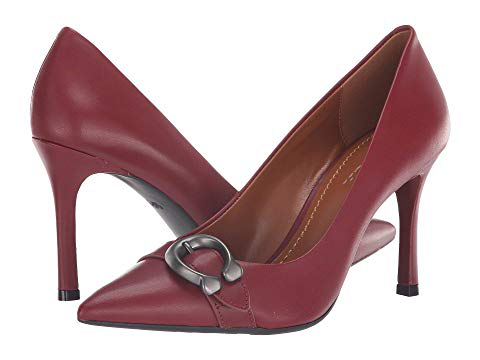 coach waverly signature buckle pumps