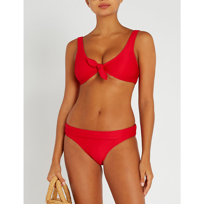 heidi klein red bikini