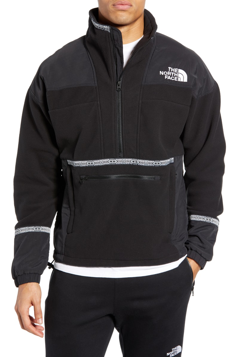 the north face fleece anorak