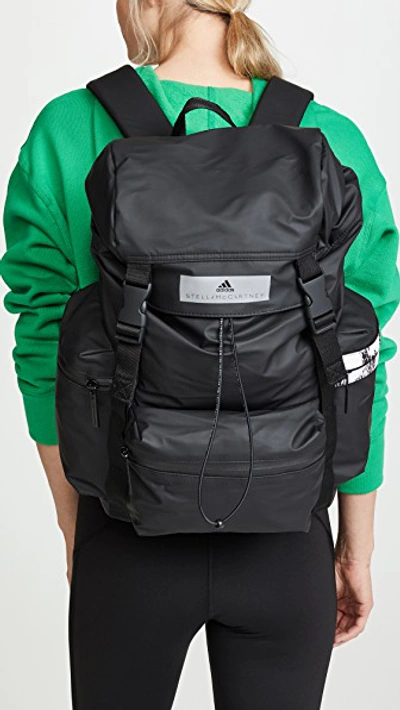 Shop Adidas By Stella Mccartney Backpack In Black/white